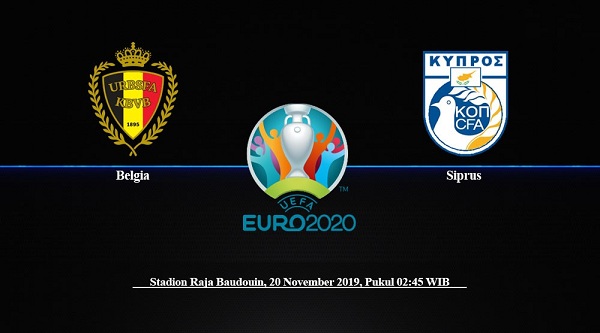 Prediksi Bola Belgia vs Siprus 20 November 2019