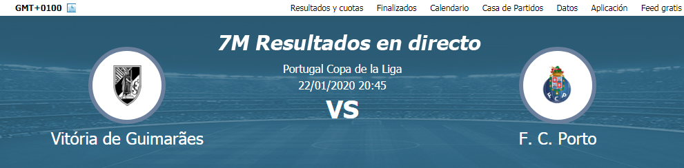 7m Pronostico Vitoria De Guimaraes Vs Porto Previa Prediccion Alineacion Posible 22 01