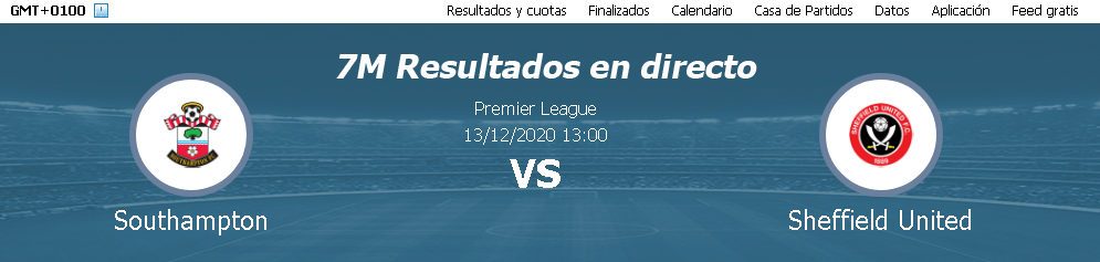 7m Pronostico Southampton Vs Sheffield United Predicciones Previas Pronosticos Alineaciones Posibles 13 12 2020