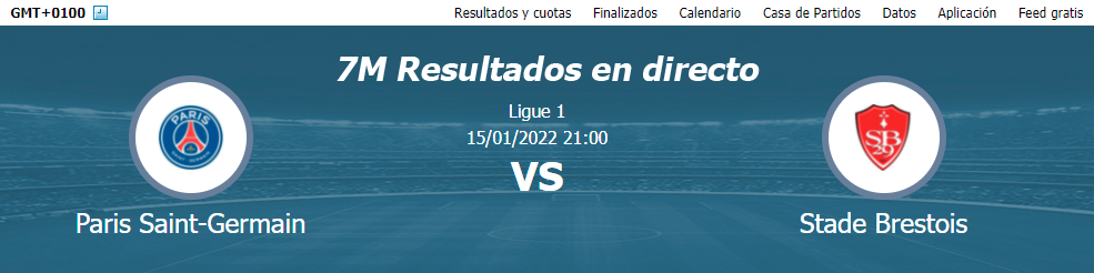 7M Pronóstico Paris Saint-Germain vs Stade Brestois Pronóstico