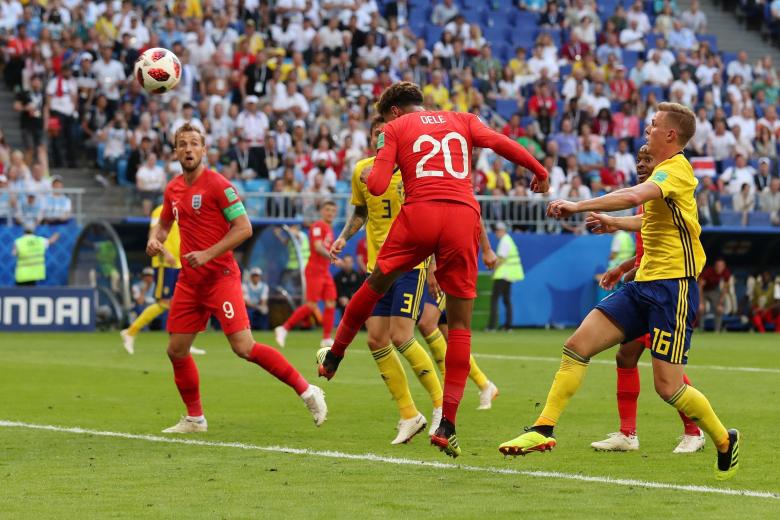Harry Kane lors de Colombie - Angleterre / Coupe du monde 2018