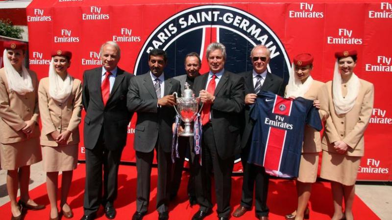 Signature du contrat entre Emirates et le PSG - 06 juin 2006