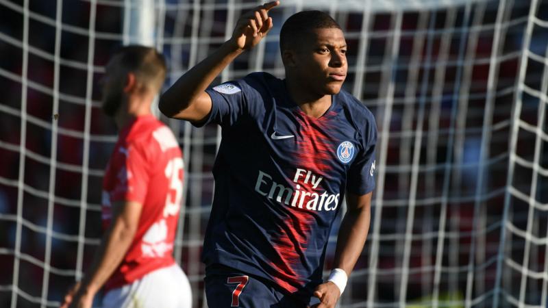 Kylian Mbappe Nimes PSG Ligue 1 01092018