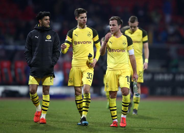 Julian Weigl et Mario Götze
