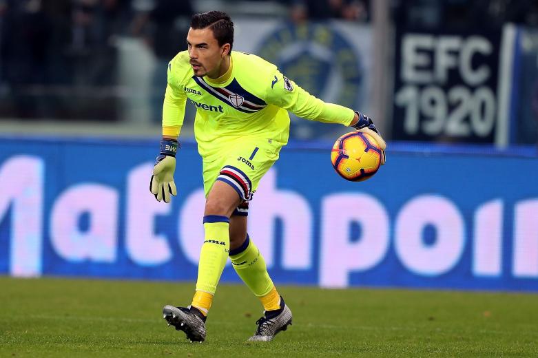Mulyadi Emil Audero avec la Sampdoria en Serie A le 22 décembre 2018