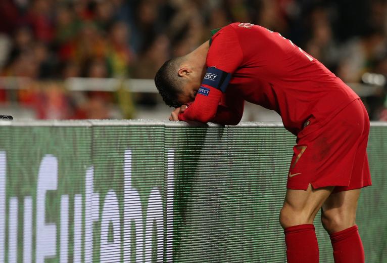 Cristiano Ronaldo lors de Portugal-Ukraine / Qualifications Euro 2020