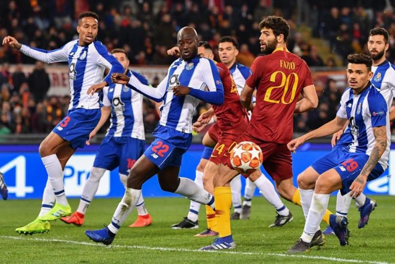 Federico Fazio lors de Roma-Porto
