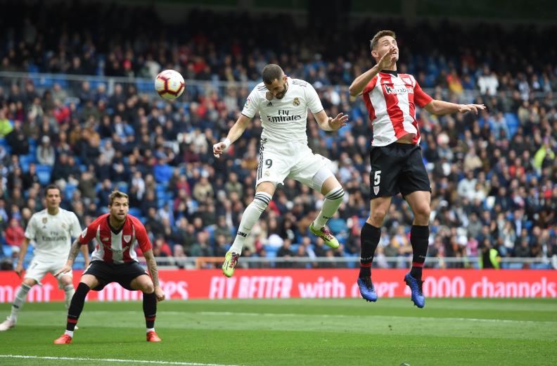 Karim Benzema lors de Real Madrid-Bilbao