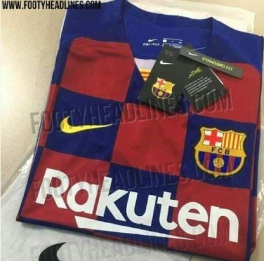 Le maillot domicile du Barça, saison 2019-2020.