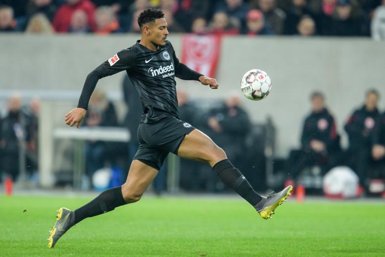 Sebastian Haller (Francfort) en Bundesliga le 11 avril 2019