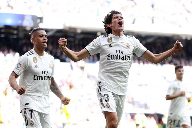 Jesus Vallejo fête son but face à Villarreal