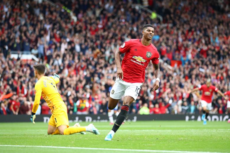 Marcus Rashford lors de Manchester United-Chelsea / Premier League