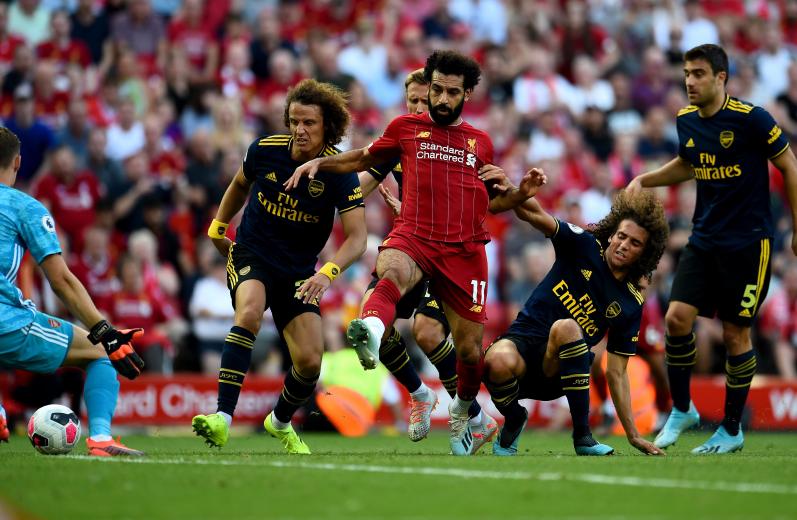 Mohamed Salah lors de Liverpool-Arsenal / Premier League