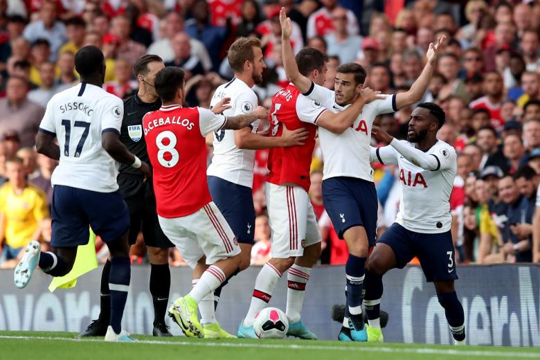 C'était chaud entre Arsenal et Tottenham