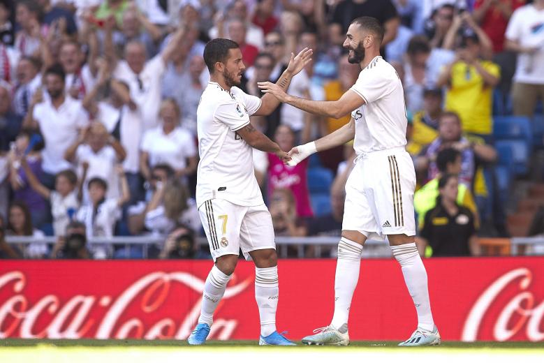 Eden Hazard et Karim Benzema (Real Madrid)