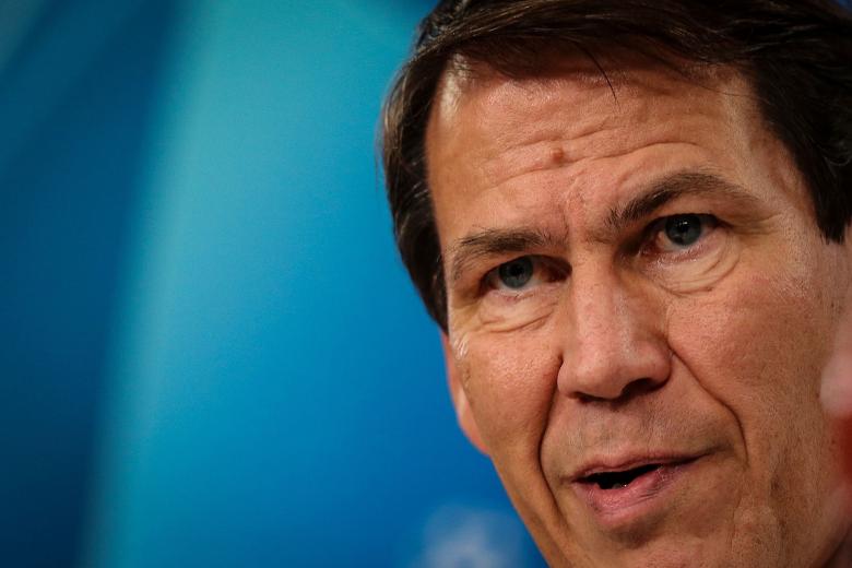 Rudi Garcia en conférence de presse.