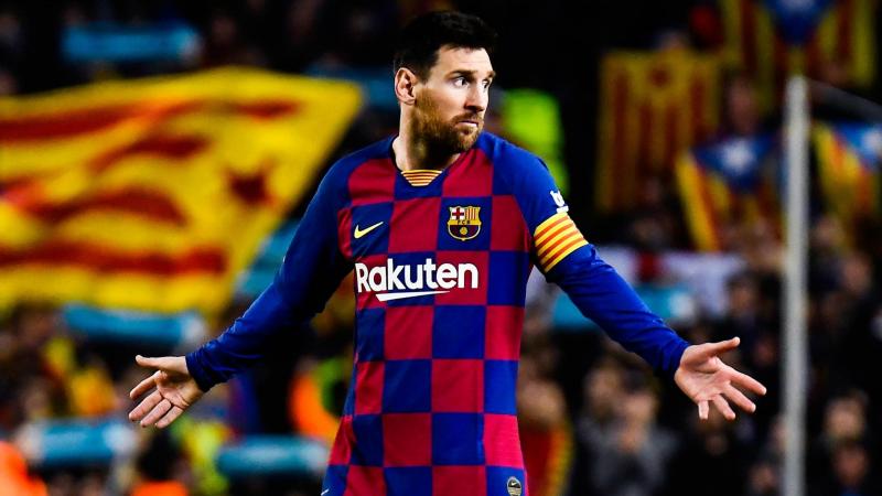 Lionel Messi lors du Clasico