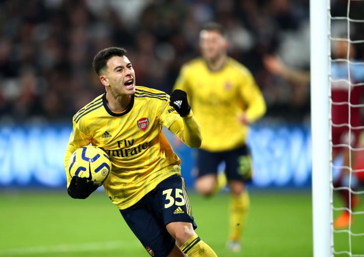 Gabriel Martinelli a ouvert le score pour Arsenal