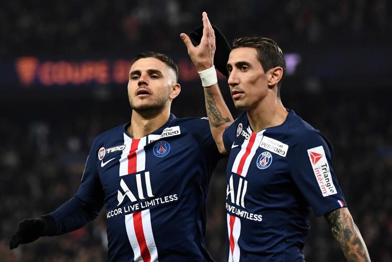 Mauro Icardi et Angel Di Maria