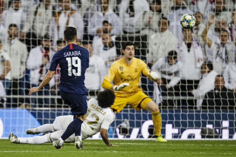 Le but de Sarabia face au Real Madrid