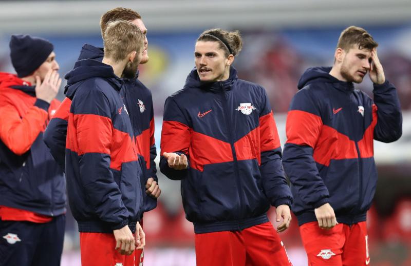 Les joueurs du RB Leipzig