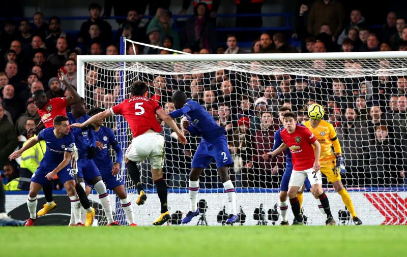 Harry Maguire lors de Chelsea-Manchester United / Premier League