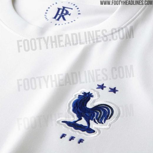Maillot extérieur équipe de France logo