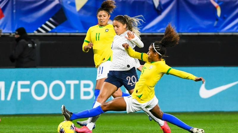 Delphine Cascarino (France) contre le BrÃ©sil
