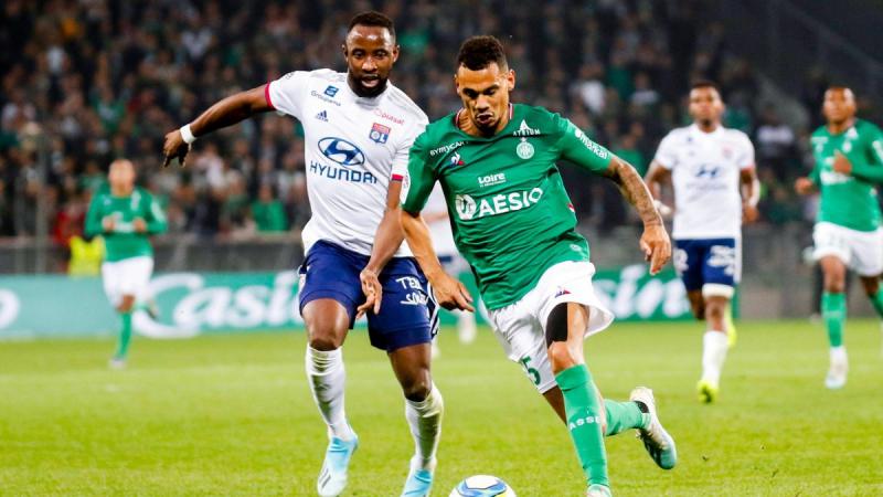 Dembélé lors de Saint-Etienne - Lyon
