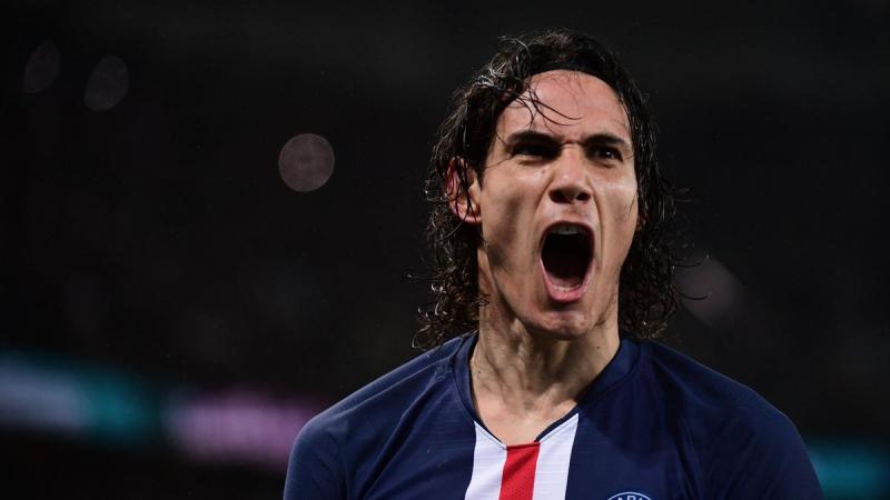 Edinson Cavani (PSG) buteur contre Bordeaux en Ligue 1 le 23 février 2020