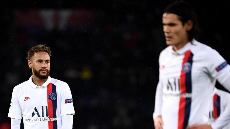 Neymar et Edinson Cavani