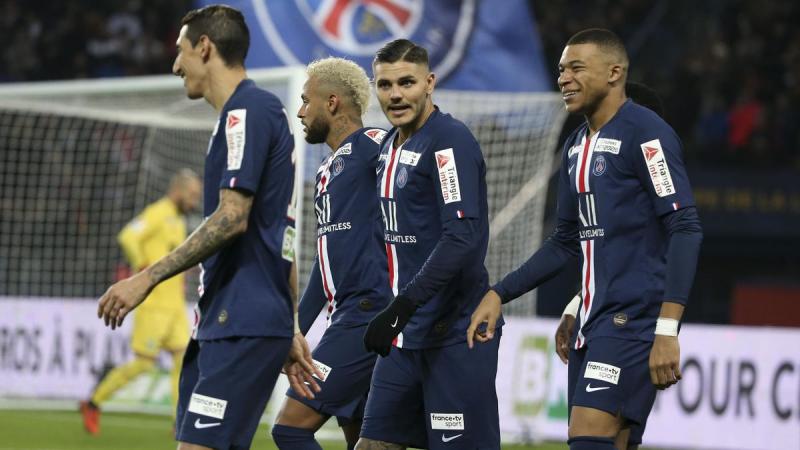Les Quatre Fantastiques du PSG : Neymar, Di Maria, Mbappé et Icardi