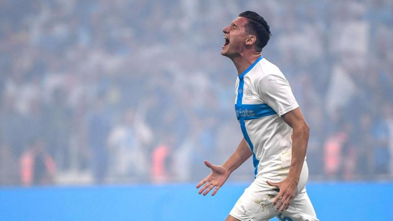 Florian Thauvin lors de son dernier match au Vélodrome, le 1er septembre 2019