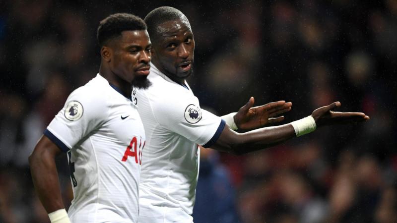 Serge Aurier et Moussa Sissoko (Tottenham) face à Manchester United, le 4 décembre 2019