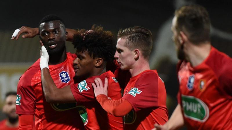 M'Baye Niang avec Rennes en Coupe de France, 2020