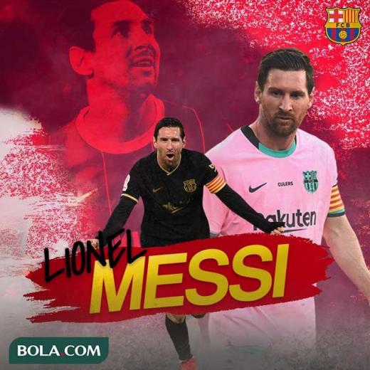 Barcelona - Ilustrasi Lionel Messi