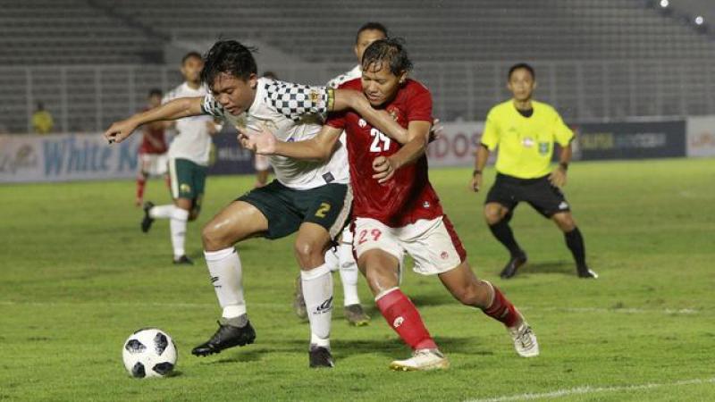 Laga Uji Coba Timnas Indonesia melawan Tira Persikabo